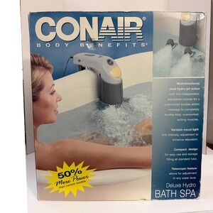 NWT Conair Body Benefits Deluxe Hydro Bath Spa BTS2 Dual Water Jet Massager